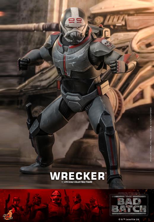 Star Wars: The Bad Batch TMS099 Wrecker 1/6th Scale Collectible Figure Gallery Image 11