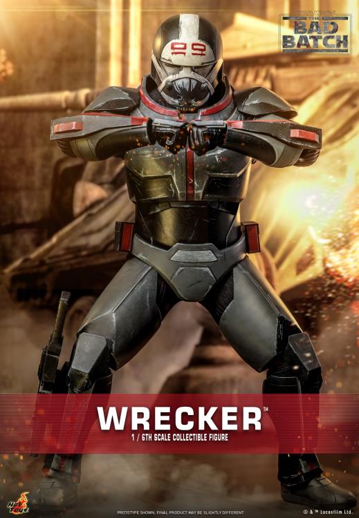 Star Wars: The Bad Batch TMS099 Wrecker 1/6th Scale Collectible Figure Gallery Image 3