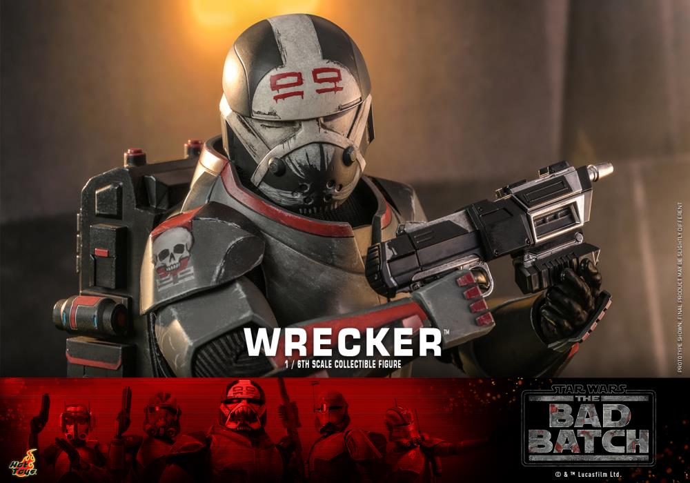 Star Wars: The Bad Batch TMS099 Wrecker 1/6th Scale Collectible Figure Gallery Image 19
