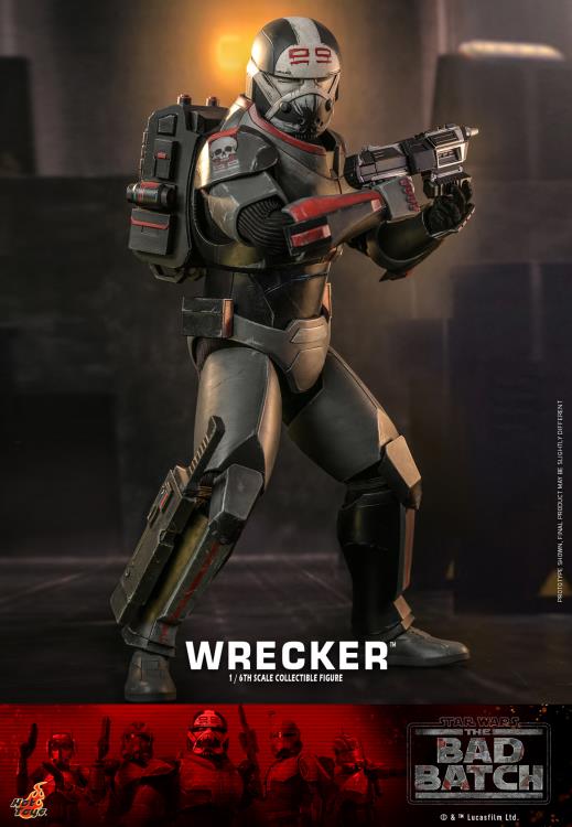 Star Wars: The Bad Batch TMS099 Wrecker 1/6th Scale Collectible Figure Gallery Image 7