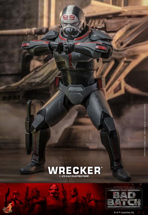 Star Wars: The Bad Batch TMS099 Wrecker 1/6th Scale Collectible Figure Gallery Image 9