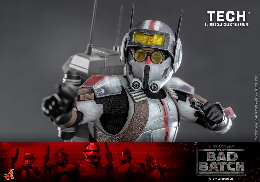 Star Wars: The Bad Batch TMS098 Tech 1/6th Scale Collectible Figure Gallery Image 6
