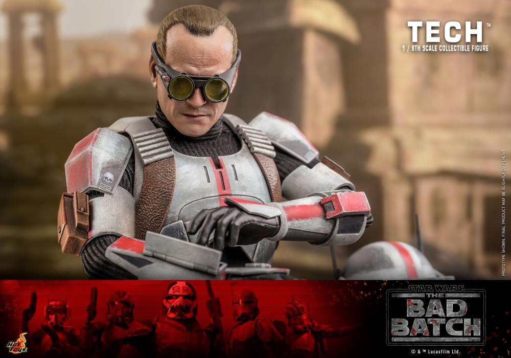Star Wars: The Bad Batch TMS098 Tech 1/6th Scale Collectible Figure Gallery Image 16