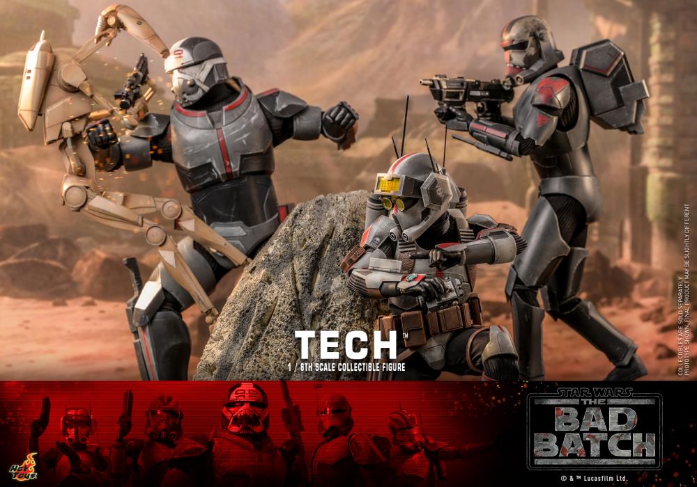 Star Wars: The Bad Batch TMS098 Tech 1/6th Scale Collectible Figure Gallery Image 10
