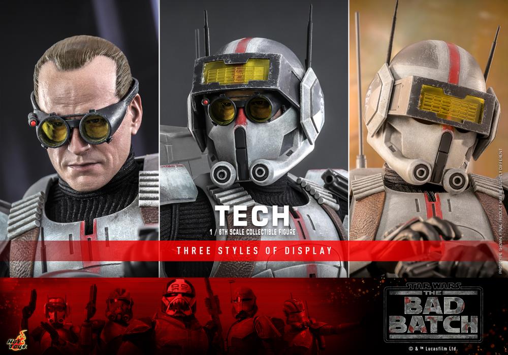 Star Wars: The Bad Batch TMS098 Tech 1/6th Scale Collectible Figure Gallery Image 9