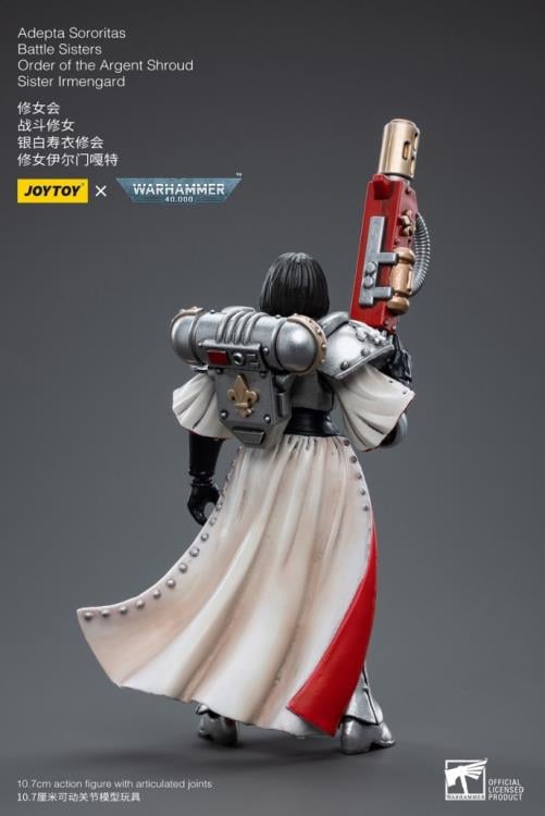Warhammer 40k Adepta Sororitas Battle Sisters Order of the Argent Shroud Sister Irmengard 1/18 Scale Figure Gallery Image 11