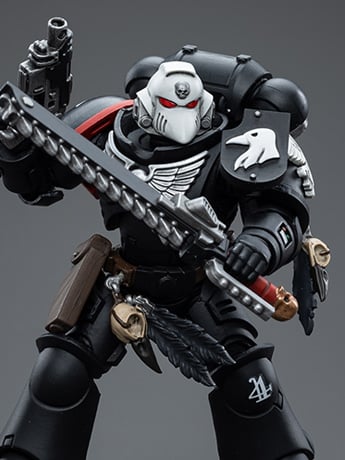 Warhammer 40K Raven Guard Intercessors Sergeant Rychas 1/18 Scale Action Figure Gallery Image 2