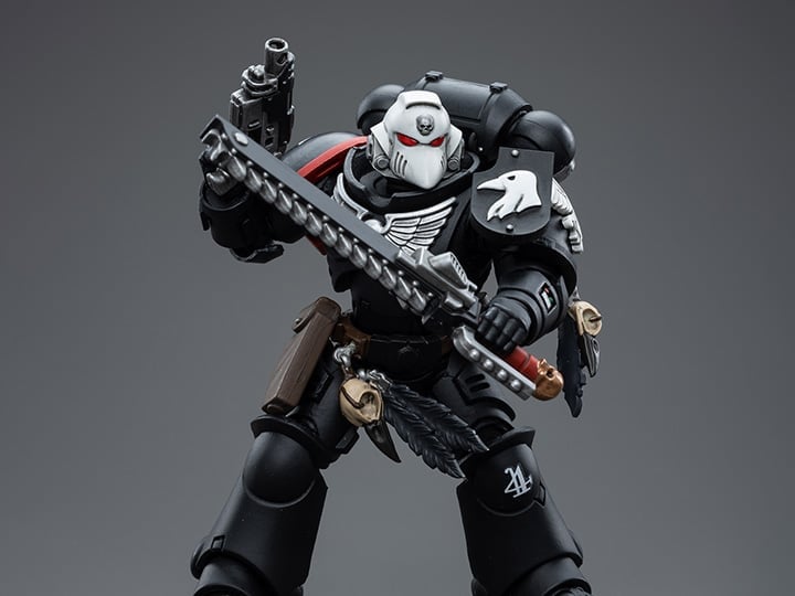 Warhammer 40K Raven Guard Intercessors Sergeant Rychas 1/18 Scale Action Figure Gallery Image 1