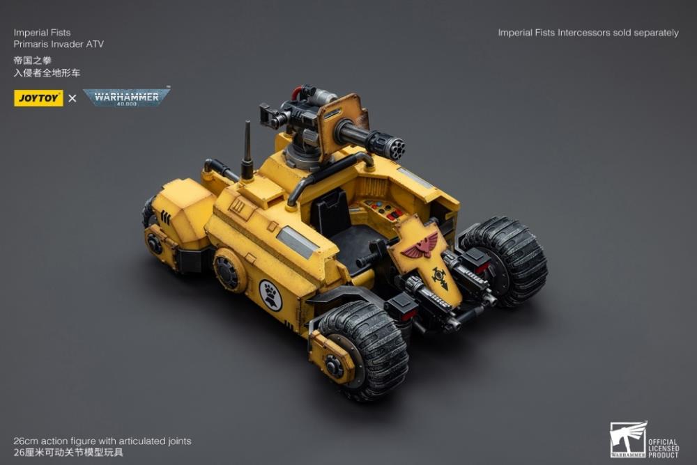 Warhammer 40k Imperial Fists Primaris Invader ATV 1/18 Scale Vehicle Gallery Image 5