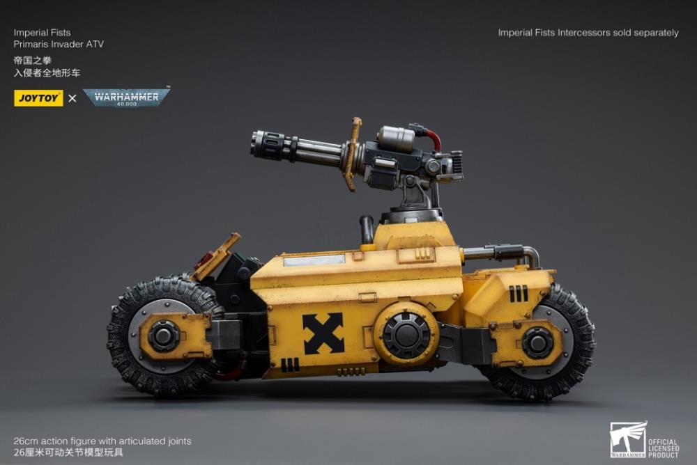 Warhammer 40k Imperial Fists Primaris Invader ATV 1/18 Scale Vehicle Gallery Image 7