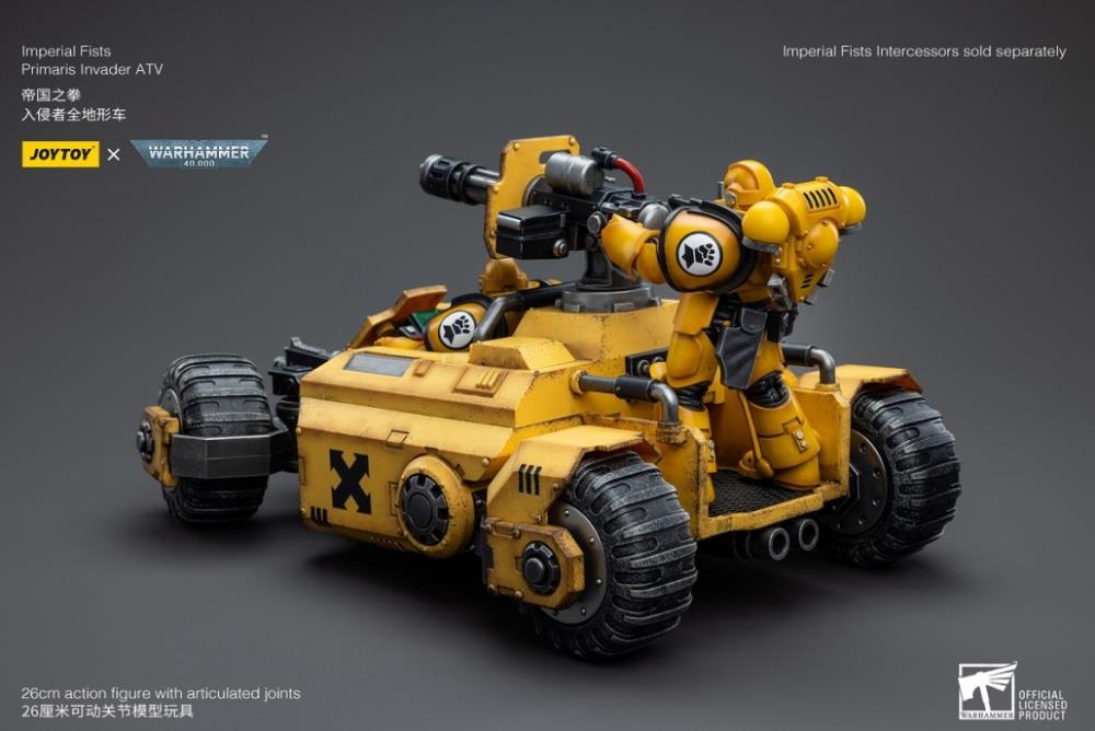 Warhammer 40k Imperial Fists Primaris Invader ATV 1/18 Scale Vehicle Gallery Image 17