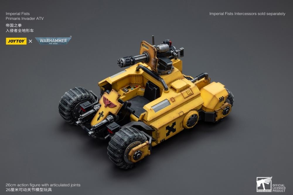Warhammer 40k Imperial Fists Primaris Invader ATV 1/18 Scale Vehicle Gallery Image 6