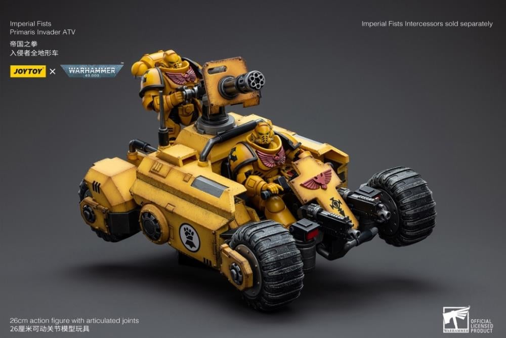 Warhammer 40k Imperial Fists Primaris Invader ATV 1/18 Scale Vehicle Gallery Image 12