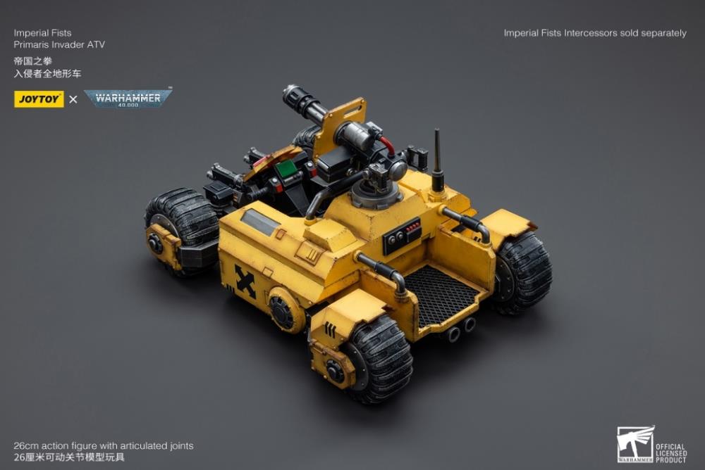Warhammer 40k Imperial Fists Primaris Invader ATV 1/18 Scale Vehicle Gallery Image 3