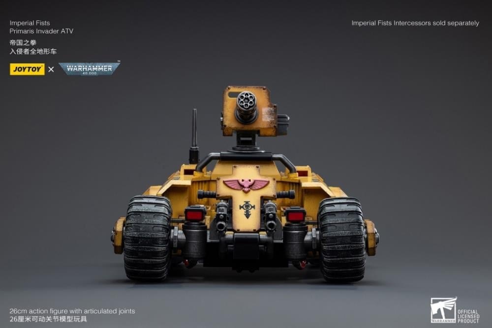 Warhammer 40k Imperial Fists Primaris Invader ATV 1/18 Scale Vehicle Gallery Image 9