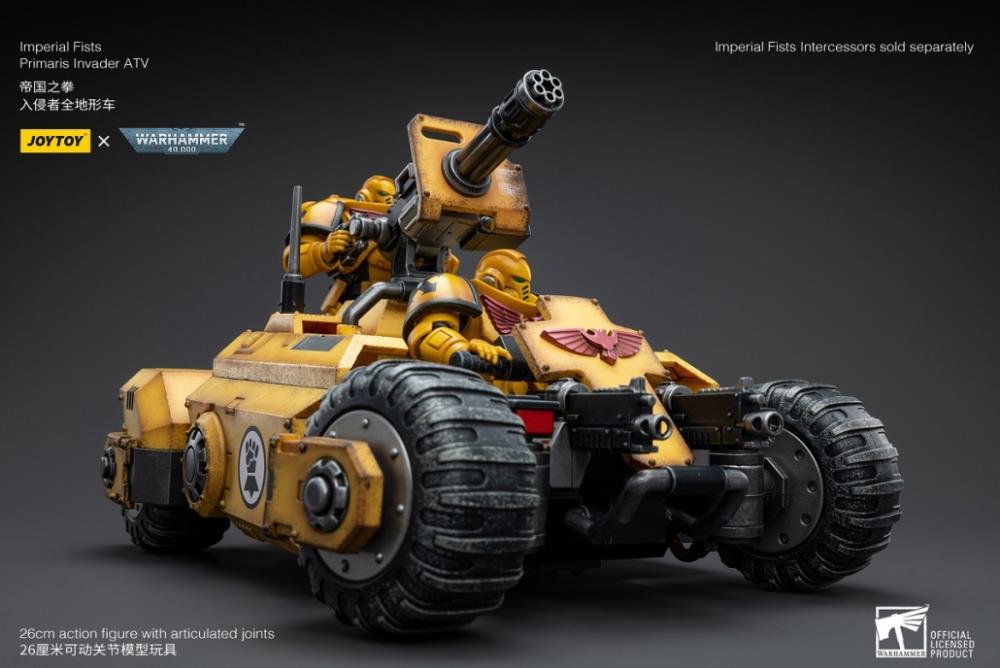 Warhammer 40k Imperial Fists Primaris Invader ATV 1/18 Scale Vehicle Gallery Image 14
