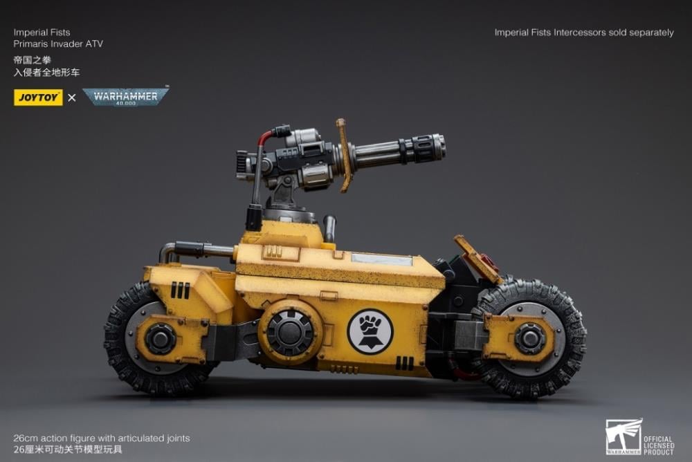Warhammer 40k Imperial Fists Primaris Invader ATV 1/18 Scale Vehicle Gallery Image 8