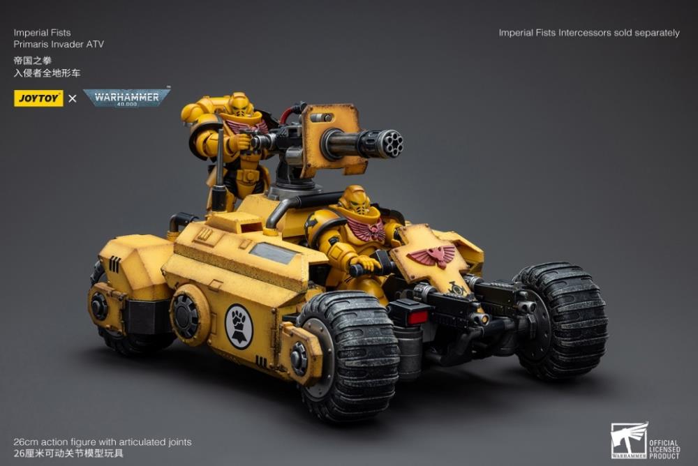 Warhammer 40k Imperial Fists Primaris Invader ATV 1/18 Scale Vehicle Gallery Image 11