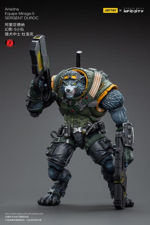 Infinity Ariadna Equipe Mirage-5 Lieutenant Margot Berthier & Sergeant Duroc 1/18 Scale Figure Set Gallery Image 6