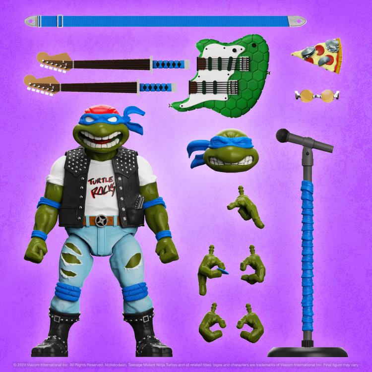 Teenage Mutant Ninja Turtles ULTIMATES! Classic Rocker Leo Action Figure Gallery Image 4