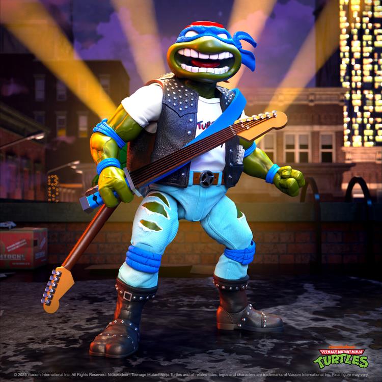 Teenage Mutant Ninja Turtles ULTIMATES! Classic Rocker Leo Action Figure Gallery Image 3