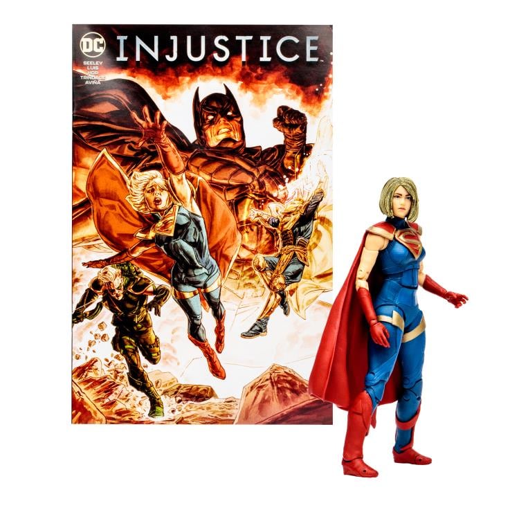 Injustice Page Punchers Supergirl 7" Figure with Comic Gallery Image 8