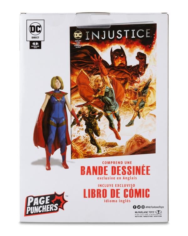 Injustice Page Punchers Supergirl 7" Figure with Comic Gallery Image 12