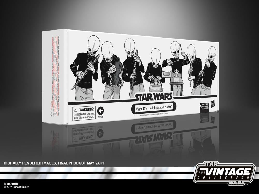 Star Wars: The Vintage Collection Figrin D'an and the Modal Nodes (A New Hope) Exclusive Figure Set Gallery Image 11