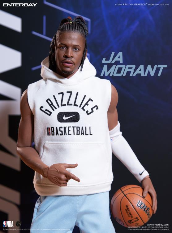 L*S様 ENTERBAY Ja Morant フィギュア　ジャモラント NBA x Enterbay Memphis Grizzlies Ja Morant Real Masterpiece 1/6