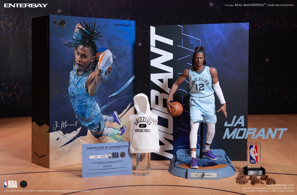 L*S様 ENTERBAY Ja Morant フィギュア　ジャモラント NBA Real Masterpiece Ja Morant 1/6 Scale Limited Edition Figure