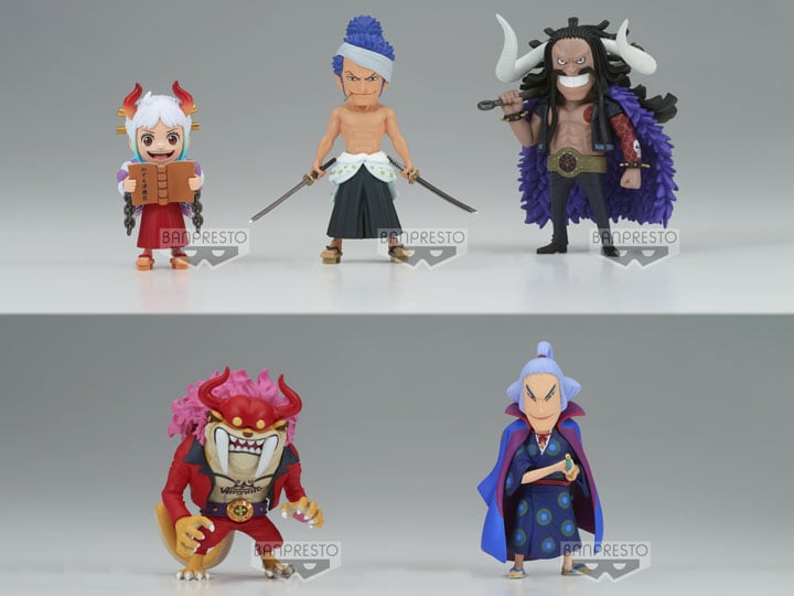 One Piece World Collectable Figure Wano Country Onigashima 9 Set of 5 Figures Gallery Image 1