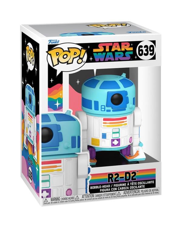 Pop! Star Wars: Pride 2023 - R2-D2 Gallery Image 4