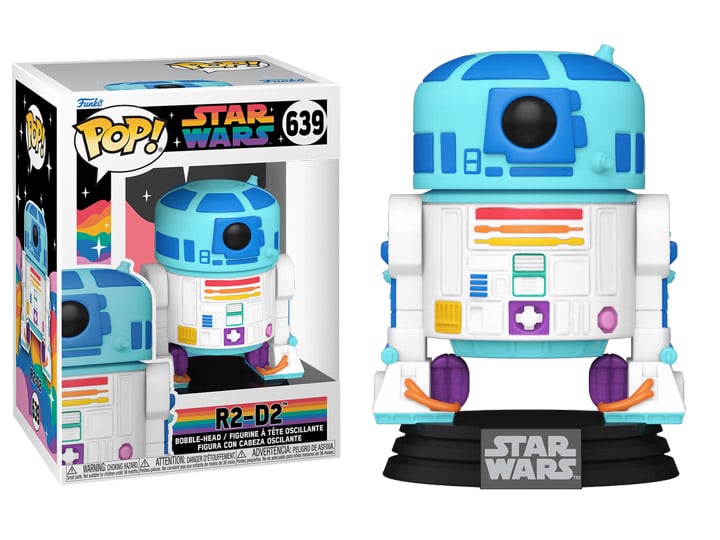 Pop! Star Wars: Pride 2023 - R2-D2 Gallery Image 1