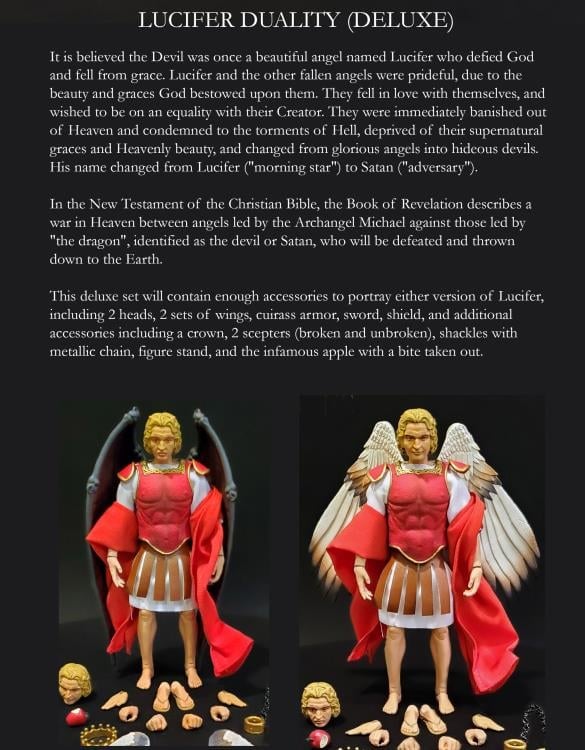 Biblical Adventures Lucifer (Duality) Deluxe 1/12 Scale Figure Gallery Image 7
