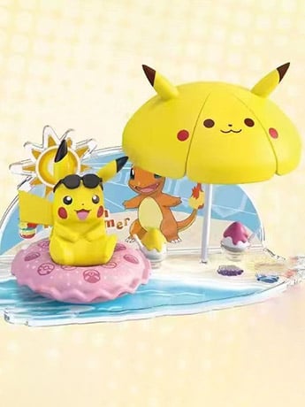 Pokemon Scene Series Summer Pikachu Poke Ball Set Gallery Image 2