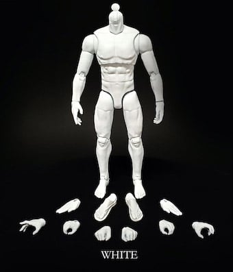 Biblical Adventures 1/12 Scale Blank Body (White) Gallery Image 4