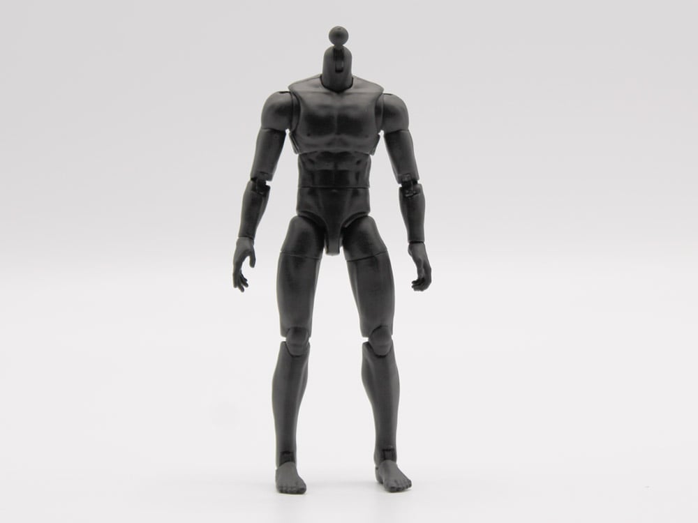 Biblical Adventures 1/12 Scale Blank Body (Black) Gallery Image 3