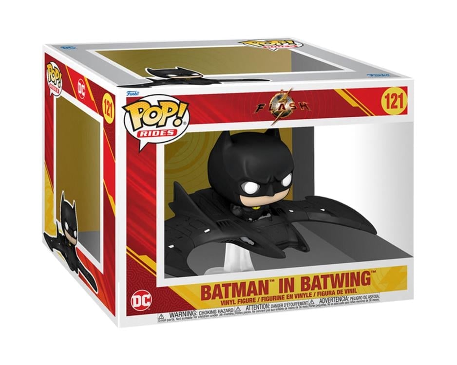Pop! Rides Super Deluxe: The Flash - Batman in Batwing Gallery Image 3
