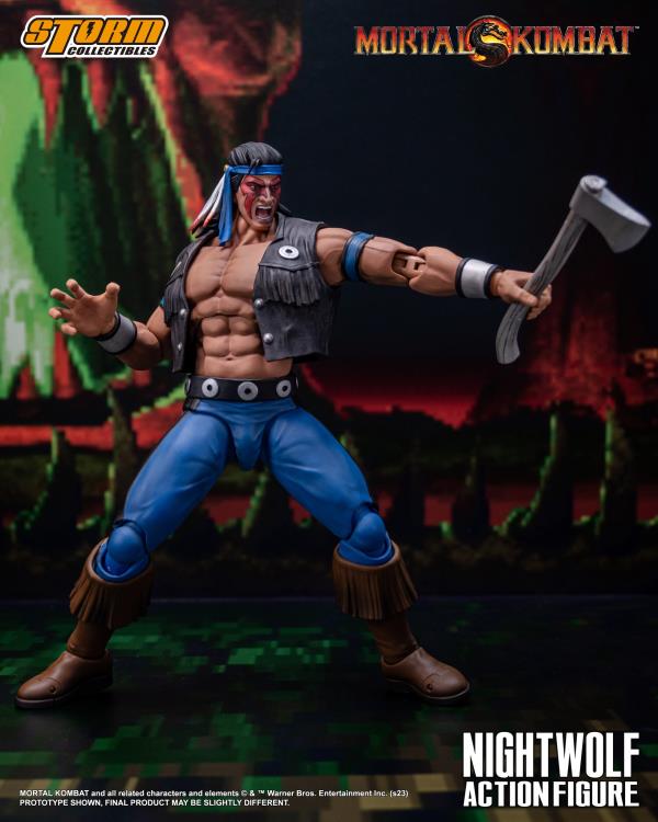 Mortal Kombat Nightwolf 1/12 Scale BBTS Exclusive Action Figure Gallery Image 4