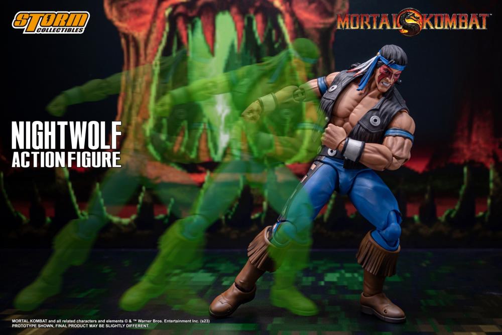 Mortal Kombat Nightwolf 1/12 Scale BBTS Exclusive Action Figure Gallery Image 13