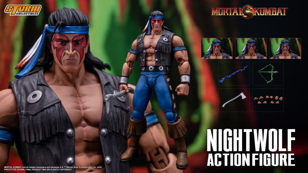 Mortal Kombat Nightwolf 1/12 Scale BBTS Exclusive Action Figure Gallery Image 19