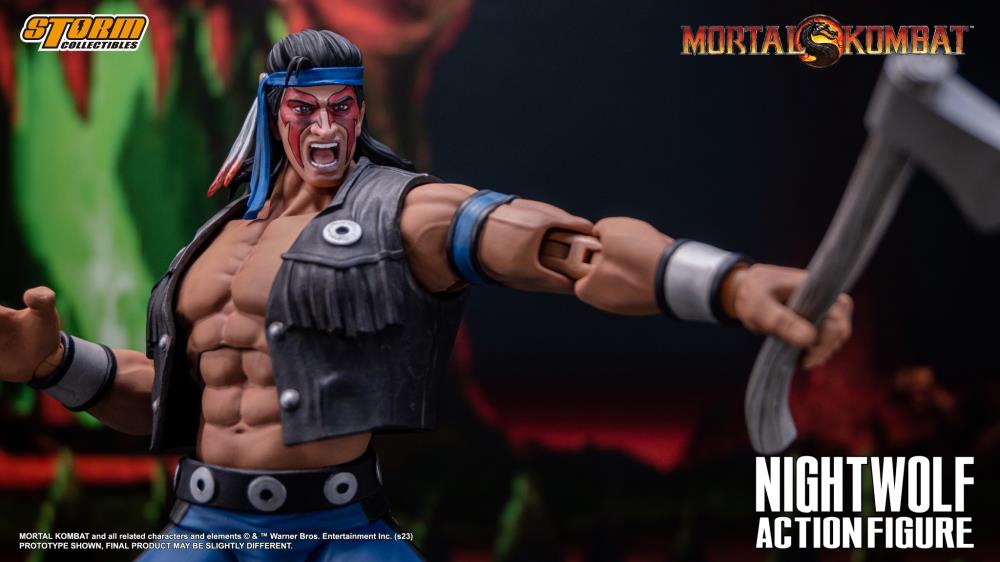 Mortal Kombat Nightwolf 1/12 Scale BBTS Exclusive Action Figure Gallery Image 18