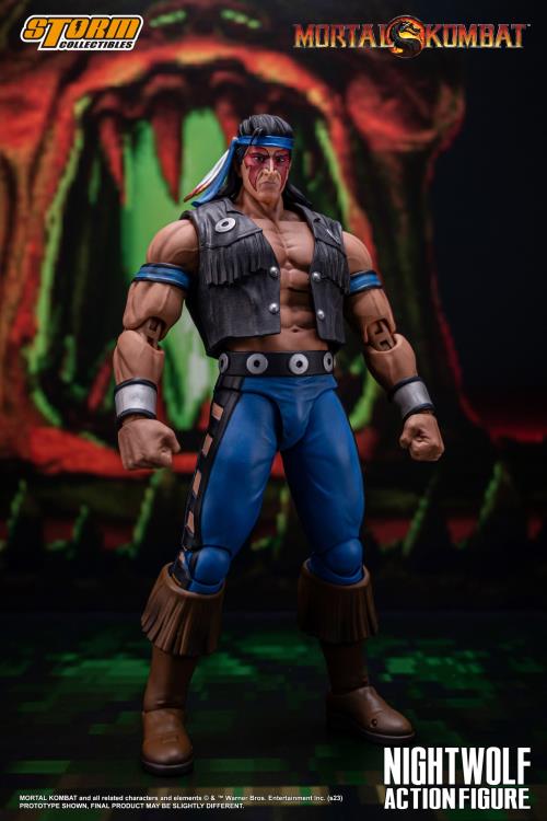 Mortal Kombat Nightwolf 1/12 Scale BBTS Exclusive Action Figure Gallery Image 8
