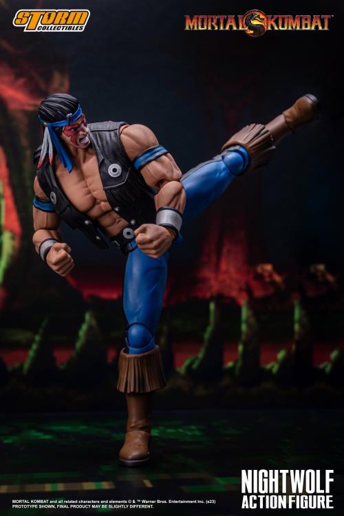 Mortal Kombat Nightwolf 1/12 Scale BBTS Exclusive Action Figure Gallery Image 10