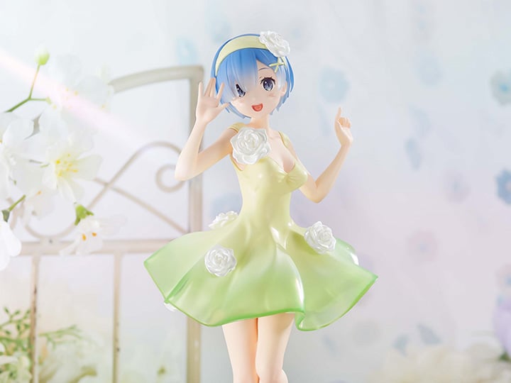 Re:Zero Starting Life in Another World Trio-Try-iT Rem (Flower Dress Ver.) Figure Gallery Image 1