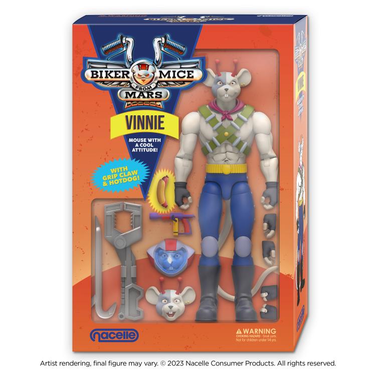 Biker Mice From Mars Vinnie Action Figure Gallery Image 5