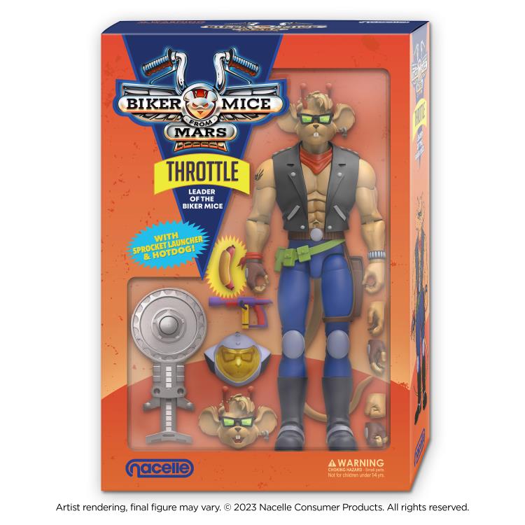 Biker Mice From Mars Throttle Action Figure Gallery Image 5