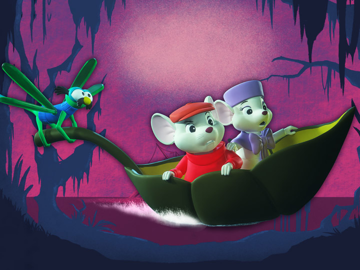 The Rescuers Disney ULTIMATES! Bernard & Bianca Action Figure Set Gallery Image 1