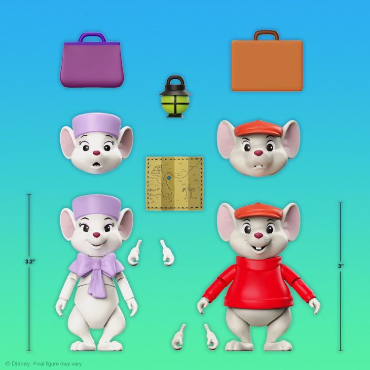 The Rescuers Disney ULTIMATES! Bernard & Bianca Action Figure Set Gallery Image 5