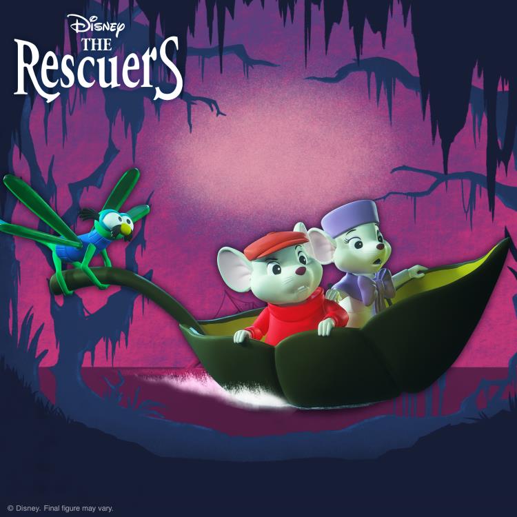 The Rescuers Disney ULTIMATES! Bernard & Bianca Action Figure Set Gallery Image 3